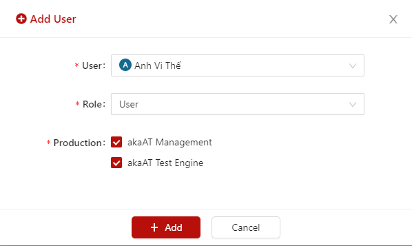 Add user